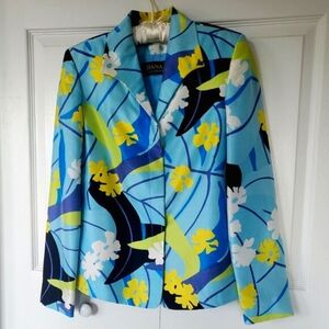 Multicolor Silk Blazer, 4